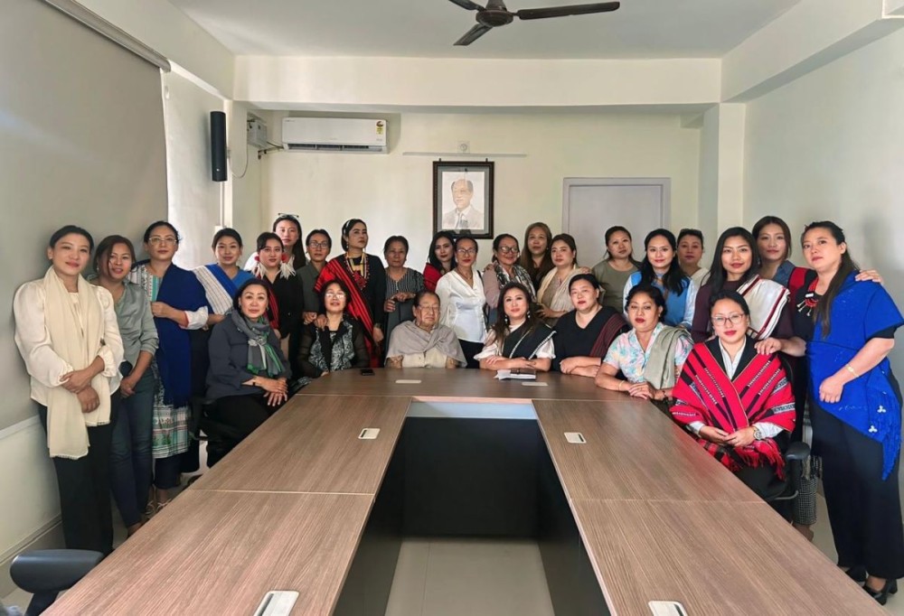 Leaders of NPF Central Women Wing during consultative meeting on May 26 in Kohima. (Photo Courtesy: NPF)